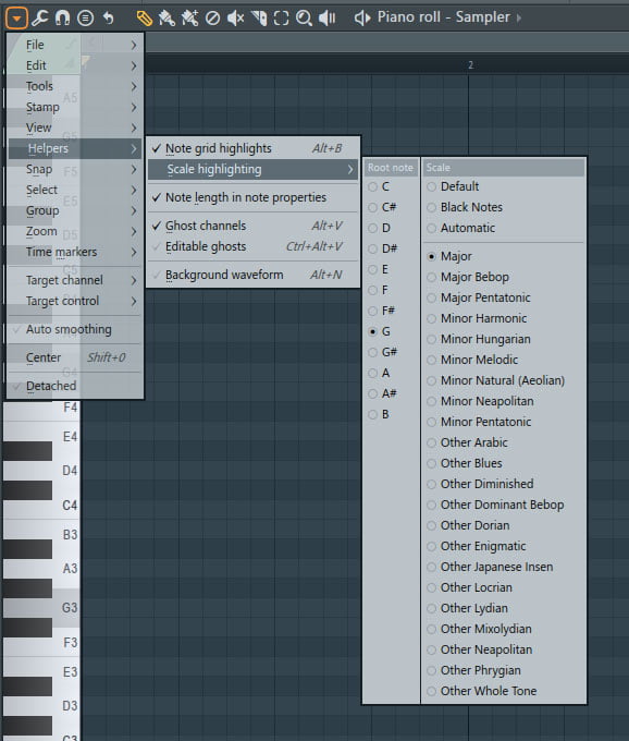This FL Studio tutorial - Scale Highlighting